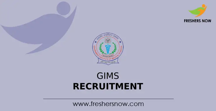 GIMS Recruitment 2023 Notification for 255 Staff Nurse Posts