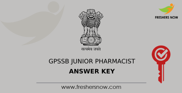 GPSSB Junior Pharmacist Answer Key