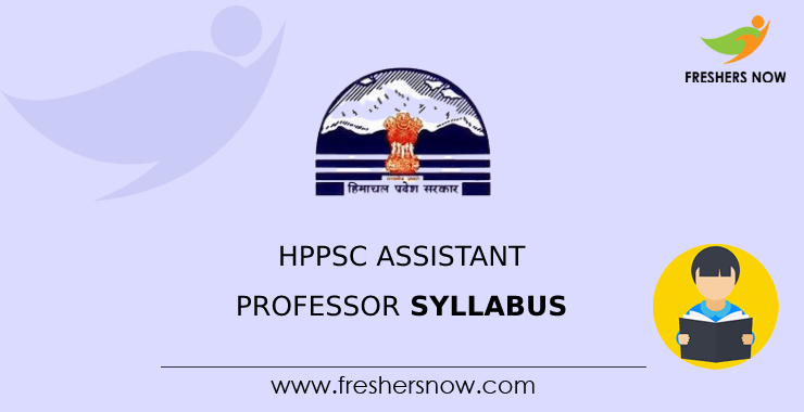 HPPSC Assistant Professor Syllabus 2024 & Exam Pattern