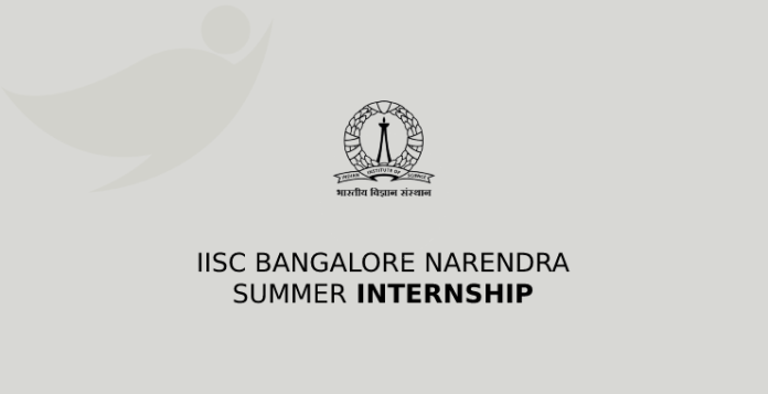 IISC Bangalore Narendra Summer Internship