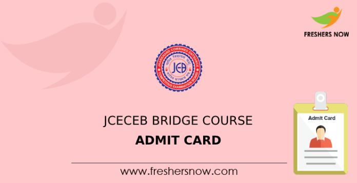 JCECEB Bridge Course Admit Card