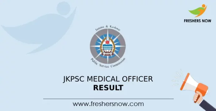 JKPSC Medical Officer Result