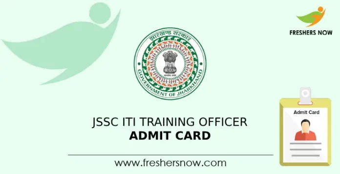 JSSC ITI Training Officer Admit Card