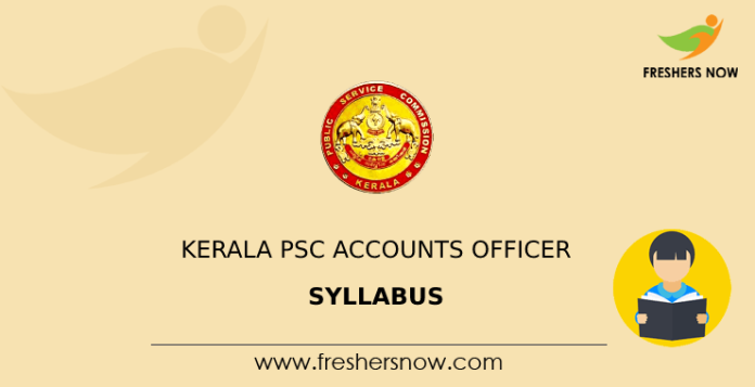 Kerala PSC Accounts Officer Syllabus