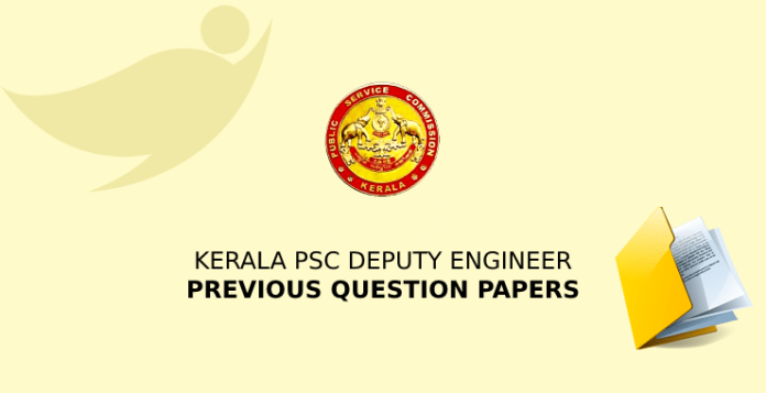 Kerala PSC Deputy Engineer Previous Question Papers