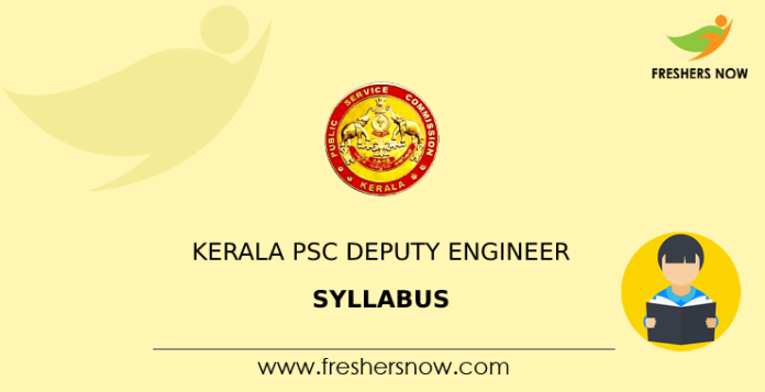 Kerala PSC Deputy Engineer Syllabus