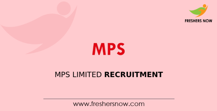 MPS Limited Recruitment