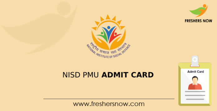 NISD PMU Admit Card