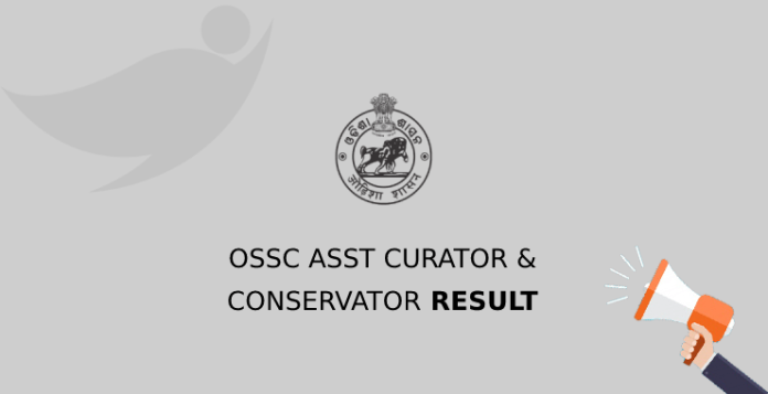 OSSC Asst Curator & Conservator Result