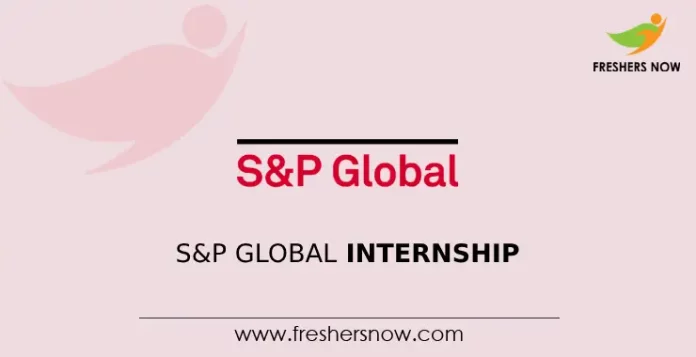 S&P Global Internship