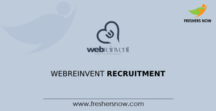 Webreinvent Recruitment