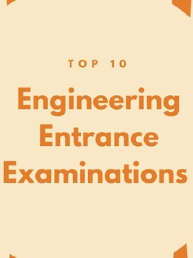 Top 10 Engineering Entrance Exams In India Freshersnowcom 