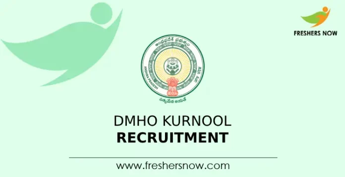 DMHO Kurnool Recruitment