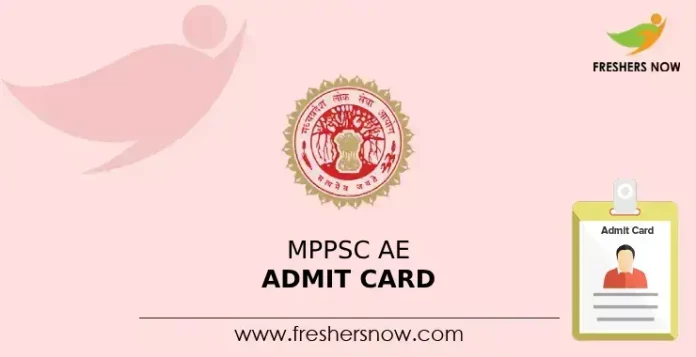 MPPSC AE Admit Card