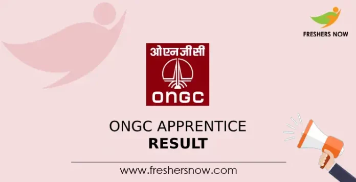 ONGC Apprentice Result