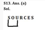 Reasoning Quiz For IBPS RRB PO Prelims Exam 13th Question Solution