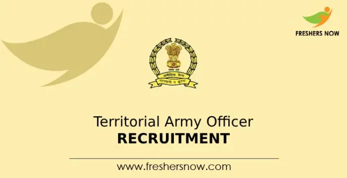 Territorial Army Officer Recruitment