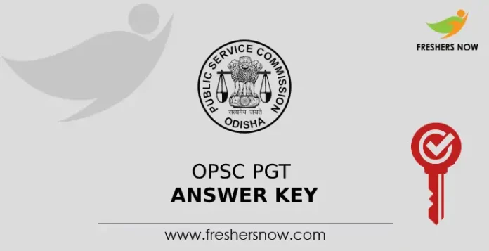 OPSC PGT Answer Key