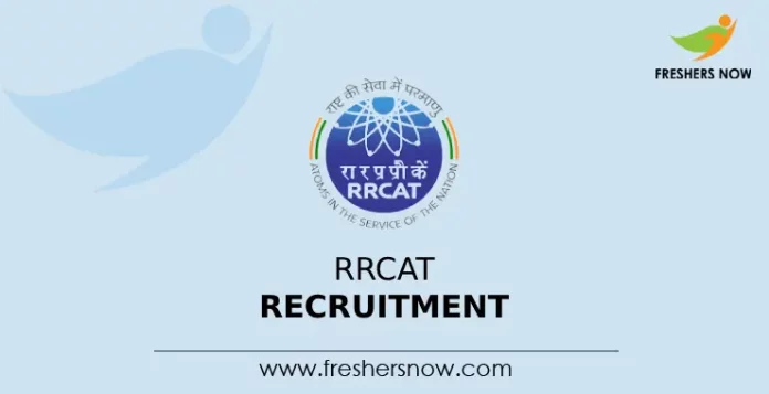 RRCAT Recruitment