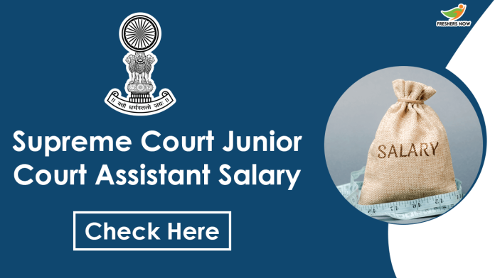 Supreme-Court-Junior-Court-Assistant-Salary