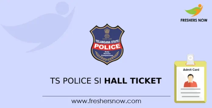 TS Police SI Hall Ticket