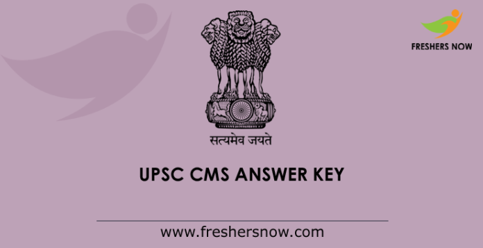 UPSC-CMS-Answer-Key