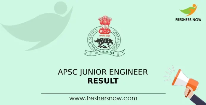 APSC Junior Engineer Result