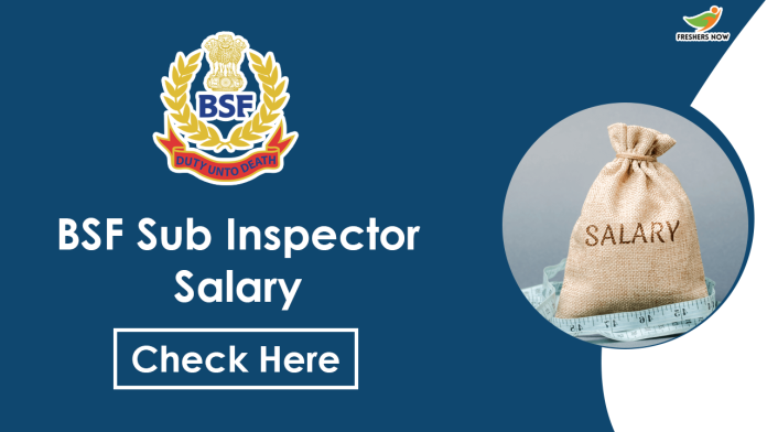 BSF-Sub-Inspector-Salary