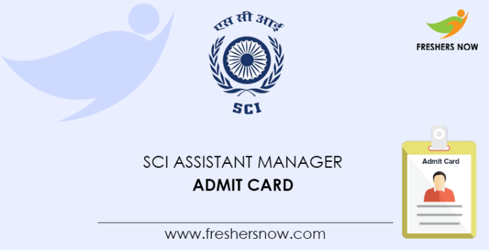 SCI-Assistant-Manager-Admit-Card