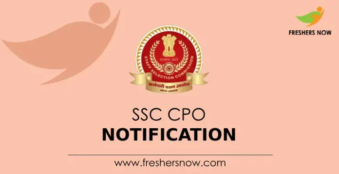 SSC CPO Notification