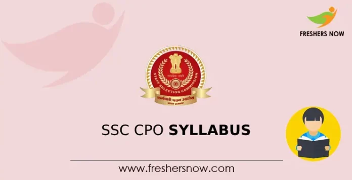 SSC CPO Syllabus