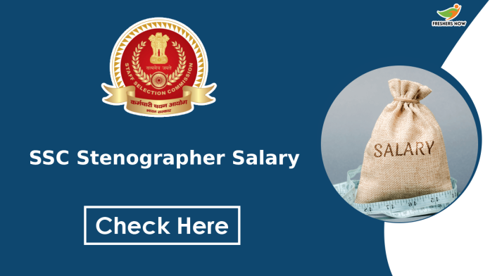 SSC Stenographer Salary