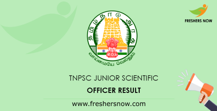 TNPSC-Junior-Scientific-Officer-Result