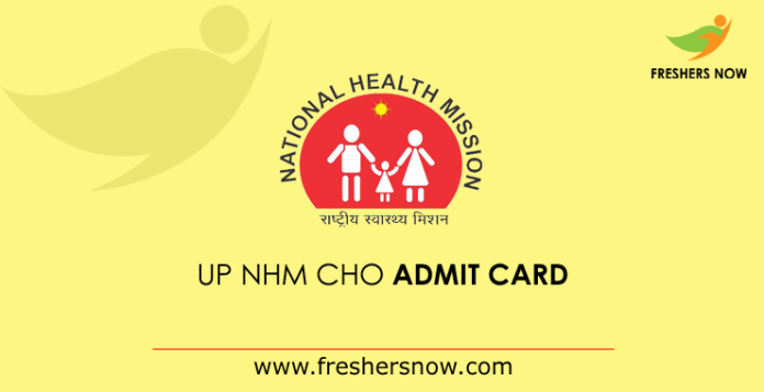 UP-NHM-CHO-Admit-Card