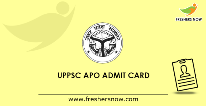 UPPSC-APO-Admit-Card