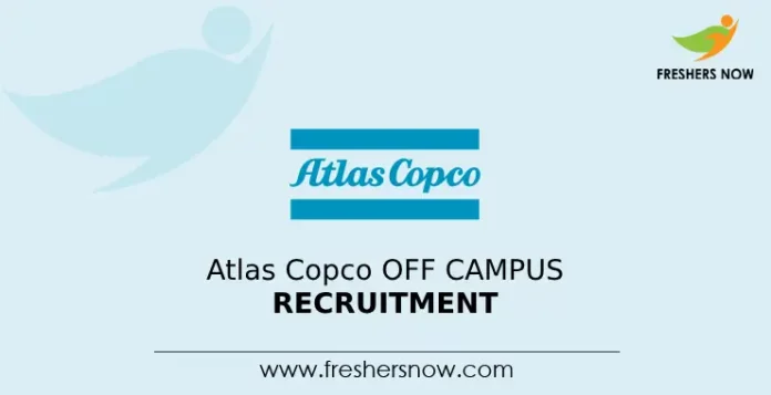 Atlas Copco Off Campus Recruitment