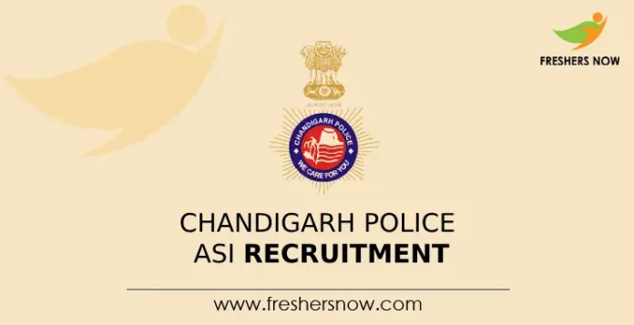 Chandigarh Police ASI Recruitment