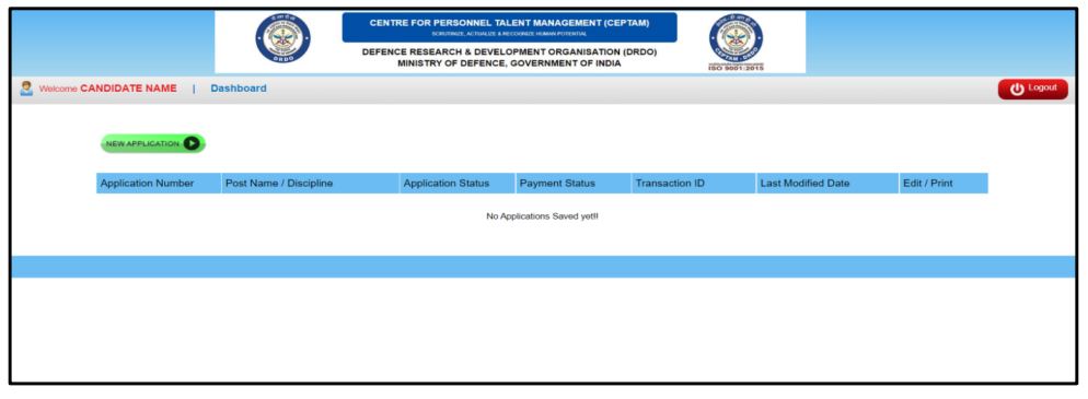 DRDO CEPTAM 10 New Application