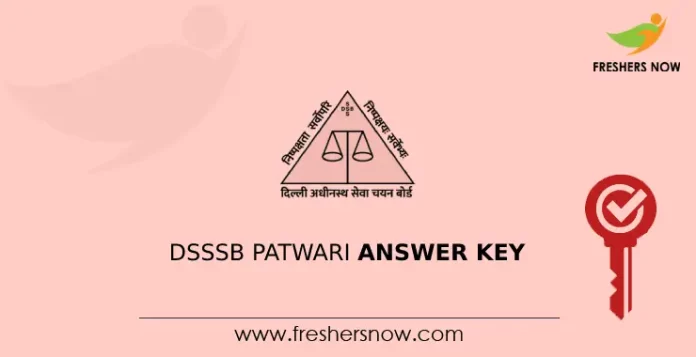 DSSSB Patwari Answer Key