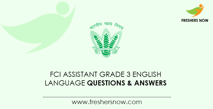 fci-assistant-grade-3-english-language-questions-answers