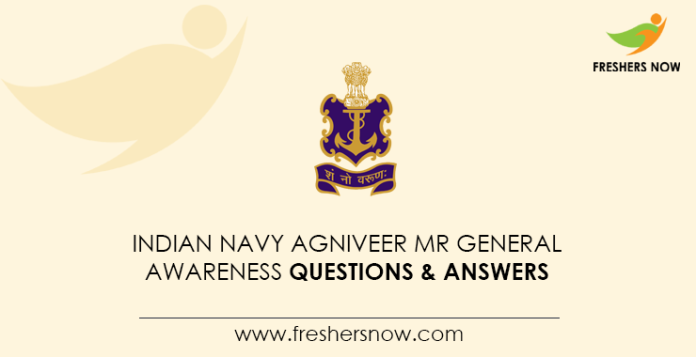 Indian-Navy-Agniveer-MR-General-Awareness-Questions-&-Answers