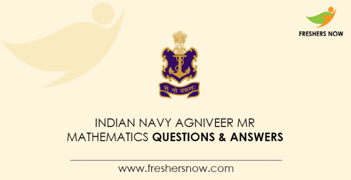 Indian-Navy-Agniveer-MR-Mathematics-Questions-&-Answers