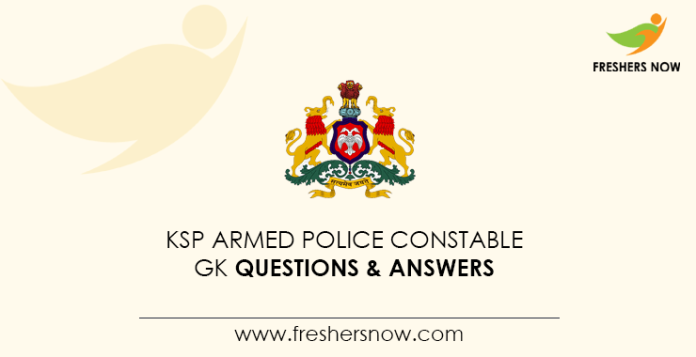 KSP-Armed-Police-Constable-GK-Questions-&-Answers