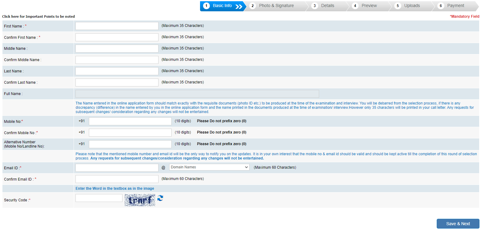 SBI PO Basic Info