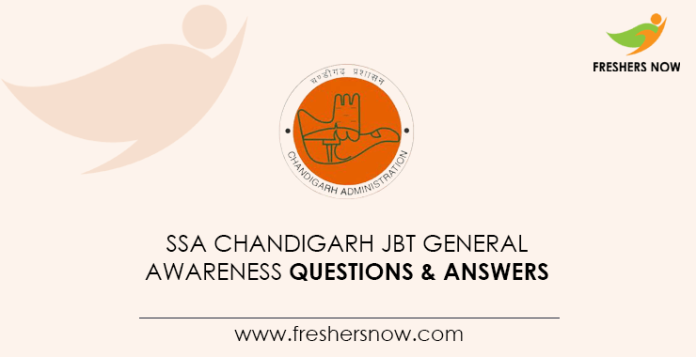 SSA-Chandigarh-JBT-General-Awareness-Questions-&-Answers
