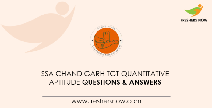 SSA-Chandigarh-TGT-Quantitative-Aptitude-Questions-&-Answers
