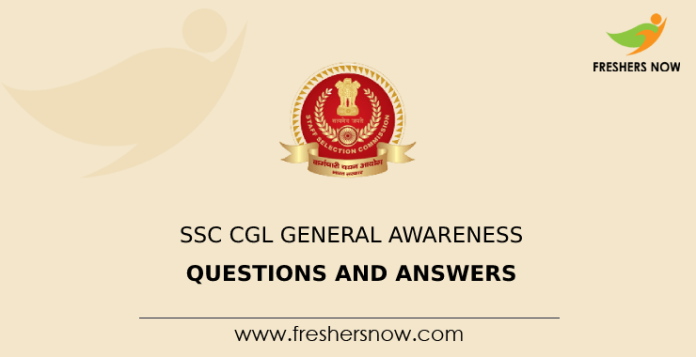 SSC CGL General Awareness Questions and Answers