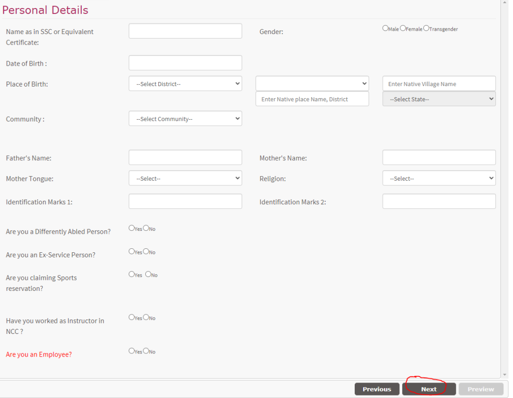 How to Fill TSPSC AEE Online Form? Registration Process