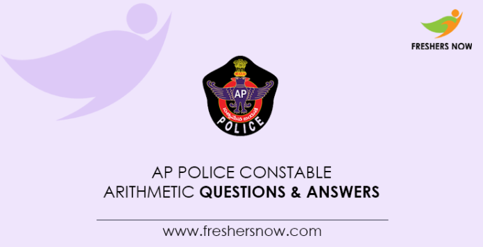 AP-Police-Constable-Arithmetic-Questions-&-Answers