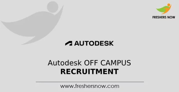 Autodesk Off Campus Recruitment